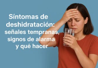 Síntomas de deshidratación