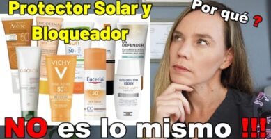 bloqueador solar facial