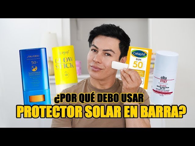 protector solar en barra